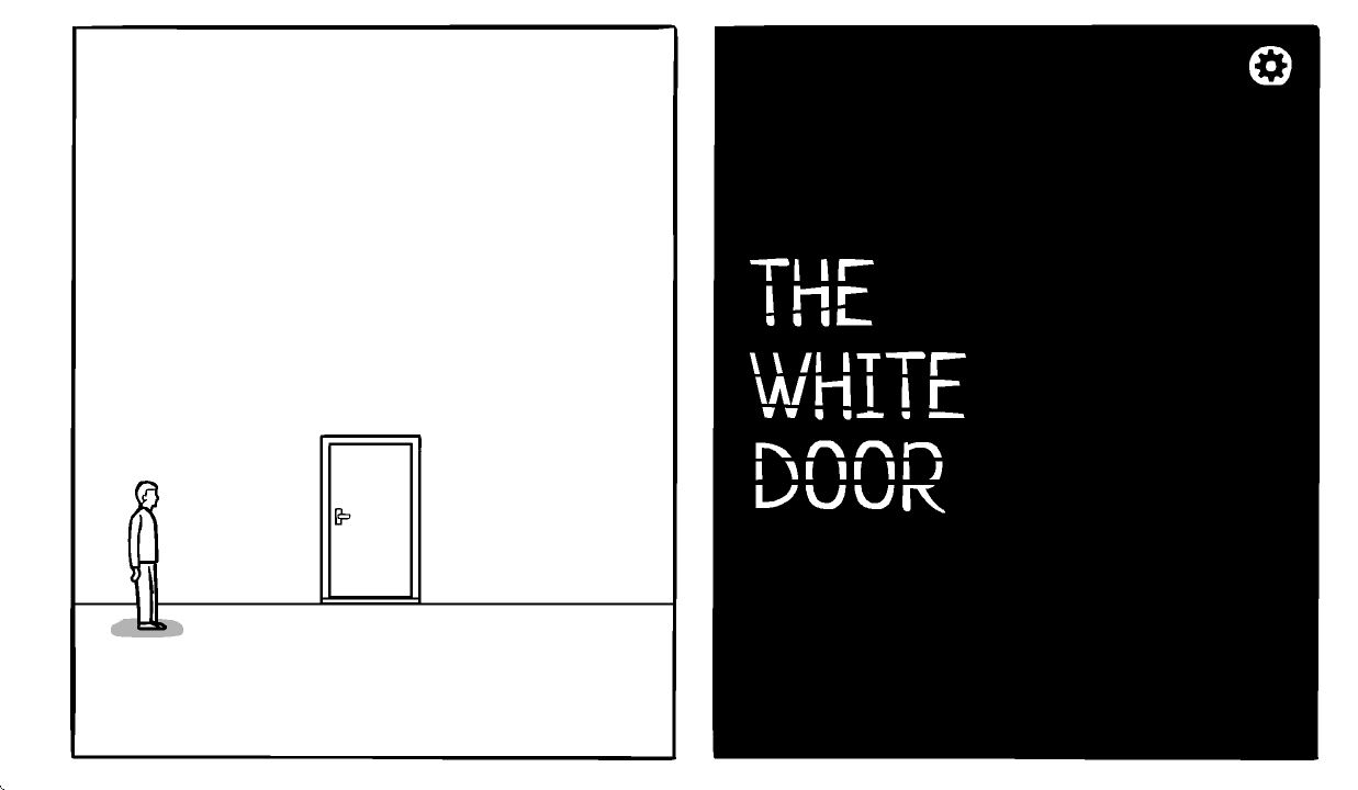 白色的门