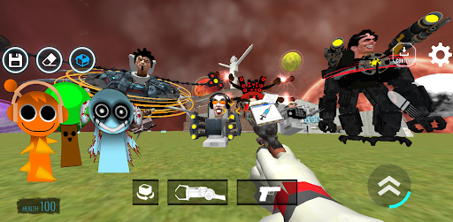 马桶人太空沙盒截图5