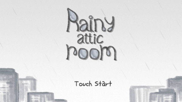 Rainy attic room