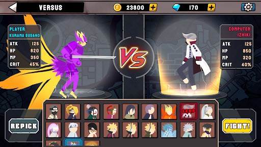 火柴人忍者格斗截图7