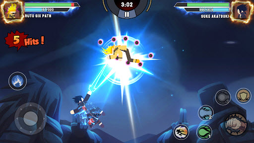 火柴人忍者格斗截图2